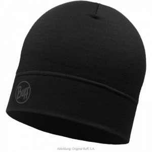 Buff® Lightweight Merino Wool Hat - Solid Black