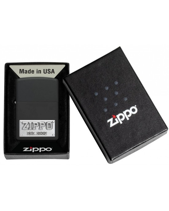 48689 218 ZIPPO LICENSED PLATE EMBL 48689 218 ZIPPO LICENSED PLATE EMBL