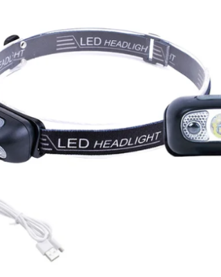 7899 USB Rechargeable LED Sensor Headlamp XPE+COB