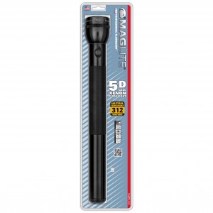 MAGLITE 5-Cell D Incandescent - BLACK