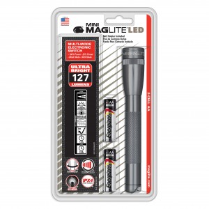 Mini Maglite LED Flashlight (Gray)