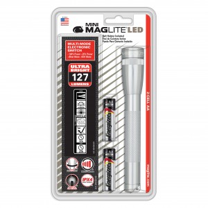 Mini Maglite LED Flashlight (Silver)