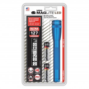 Mini Maglite LED Flashlight (Blue)