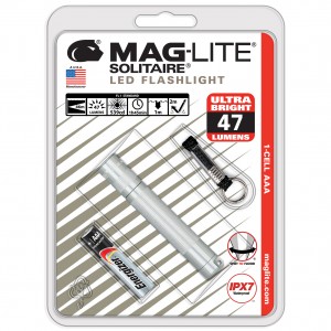 MAGLITE Solitaire 1-Cell AAA LED - SILVER