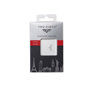 Tru Virtu Card Case Silk - Silver Arrow