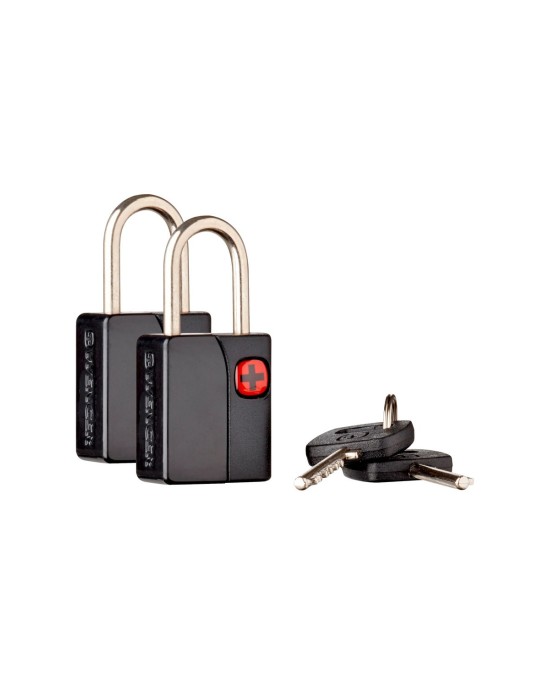 Wenger Key Lock Set 2pcs - Black