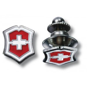 4.1888 Pin Swiss Logo Red